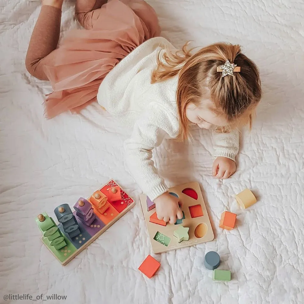 First Flower Stacker - Wooden Toy
