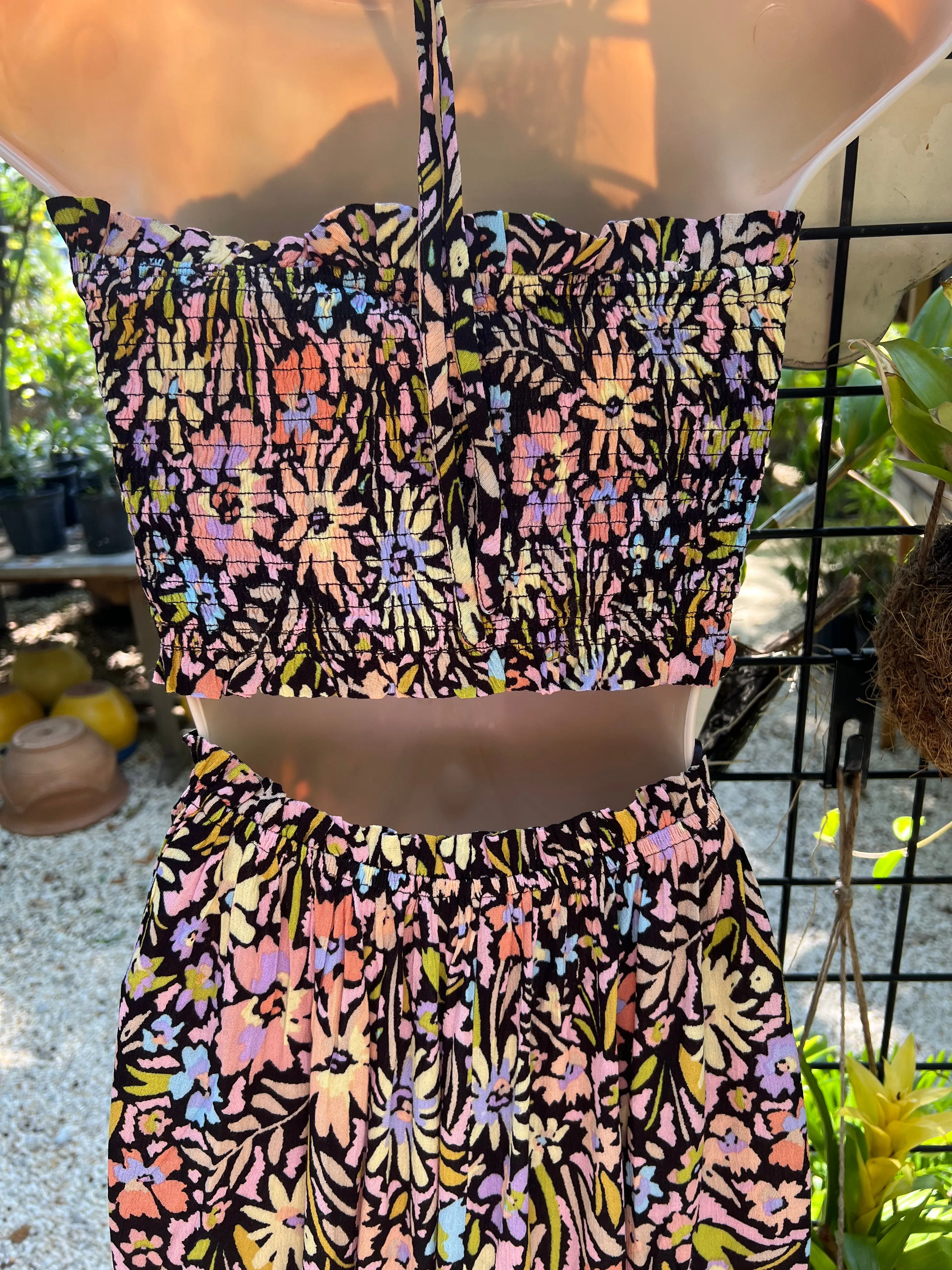 Floral Halter Dress