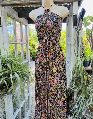 Floral Halter Dress