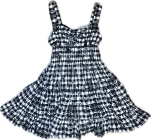 FLOWERS BY ZOE- Checkered Dress