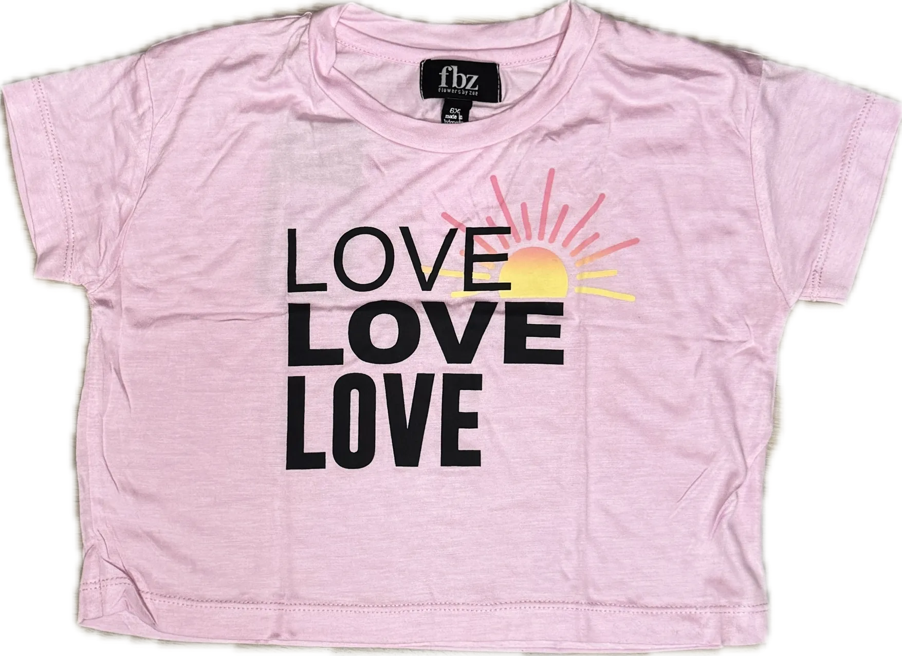 Flowers By Zoe- Pink Pastel Tee