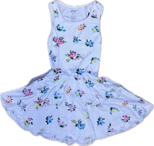 FLOWERS BY ZOE- White Multi Flower Smocked Dress