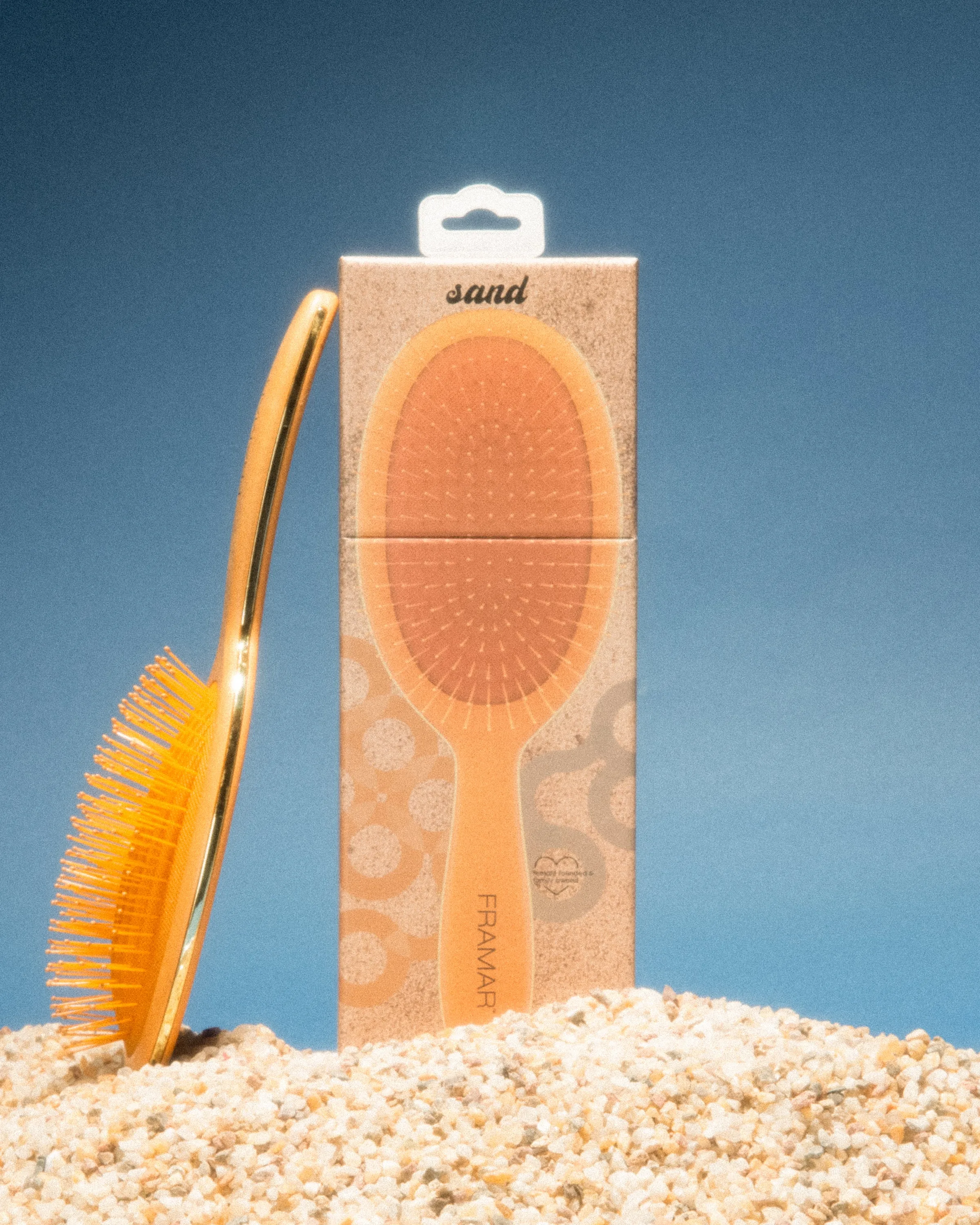 Framar Baecation 9pc Detangle Brush Retail Display
