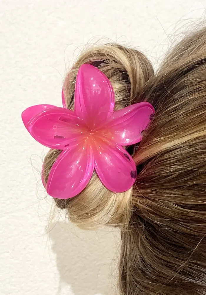 Frangipani Hair Claw - 4 Colors