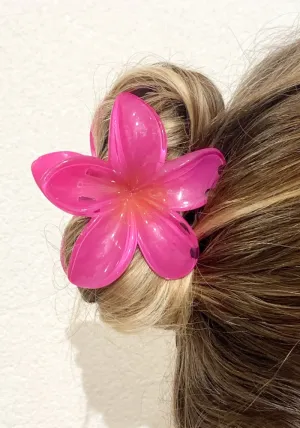 Frangipani Hair Claw - 4 Colors