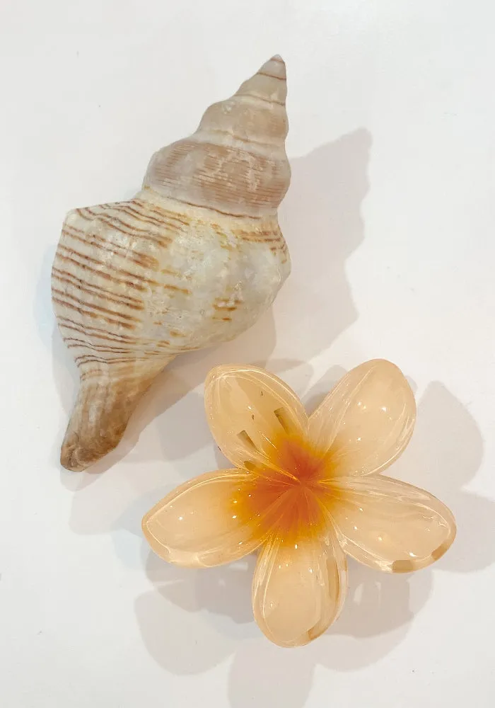 Frangipani Hair Claw - 4 Colors