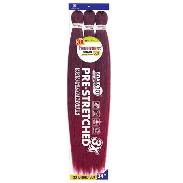 Freetress Synthetic Braid - 3X Pre-Stretched Braid 301 34"