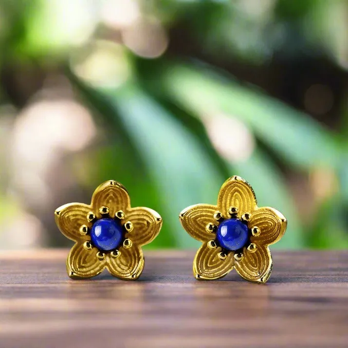 Fresh Flower Stud Earrings