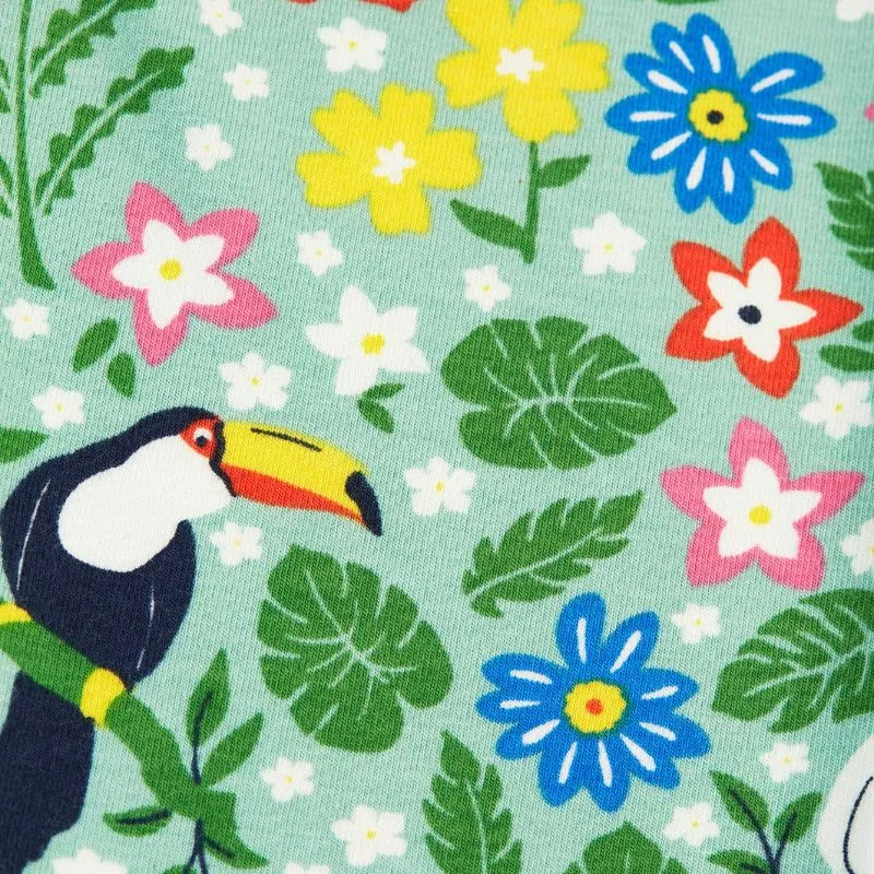 Frugi Libby Kids Leggings - Tropical Birds