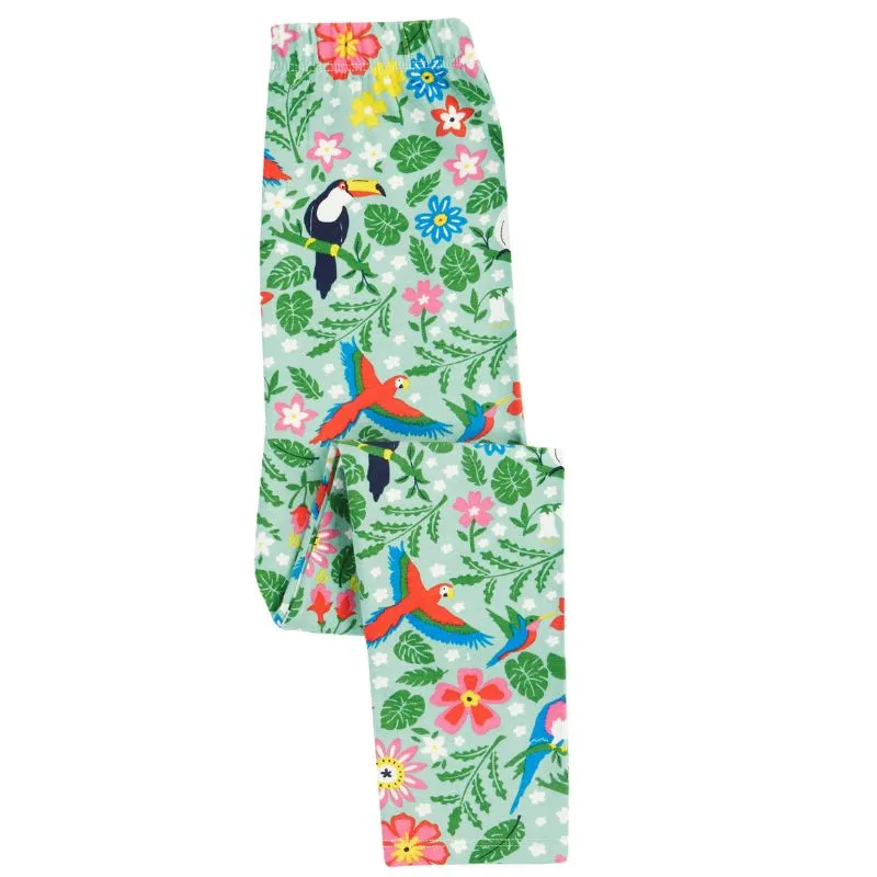 Frugi Libby Kids Leggings - Tropical Birds