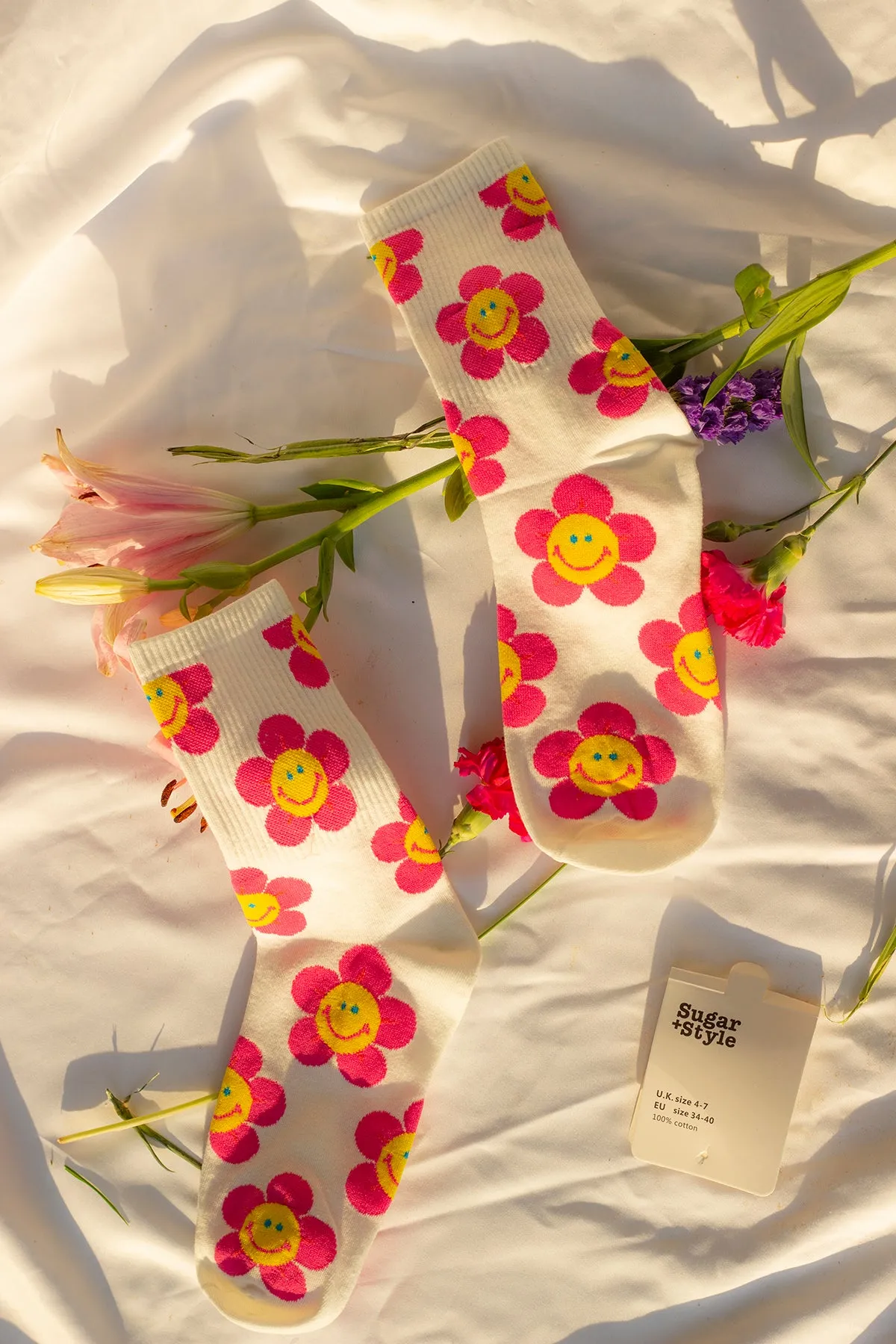Fun Flower Socks