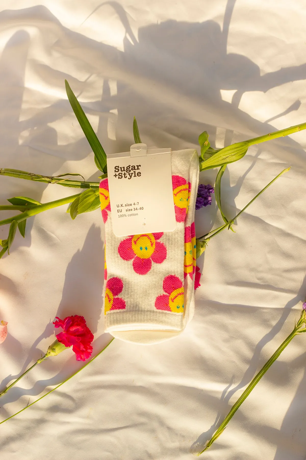 Fun Flower Socks