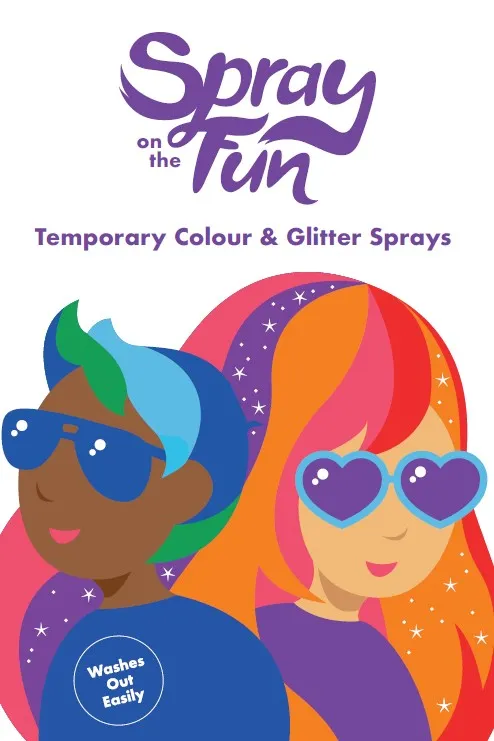 FunWorld Flourescent Blue Temporary Color Hair Spray