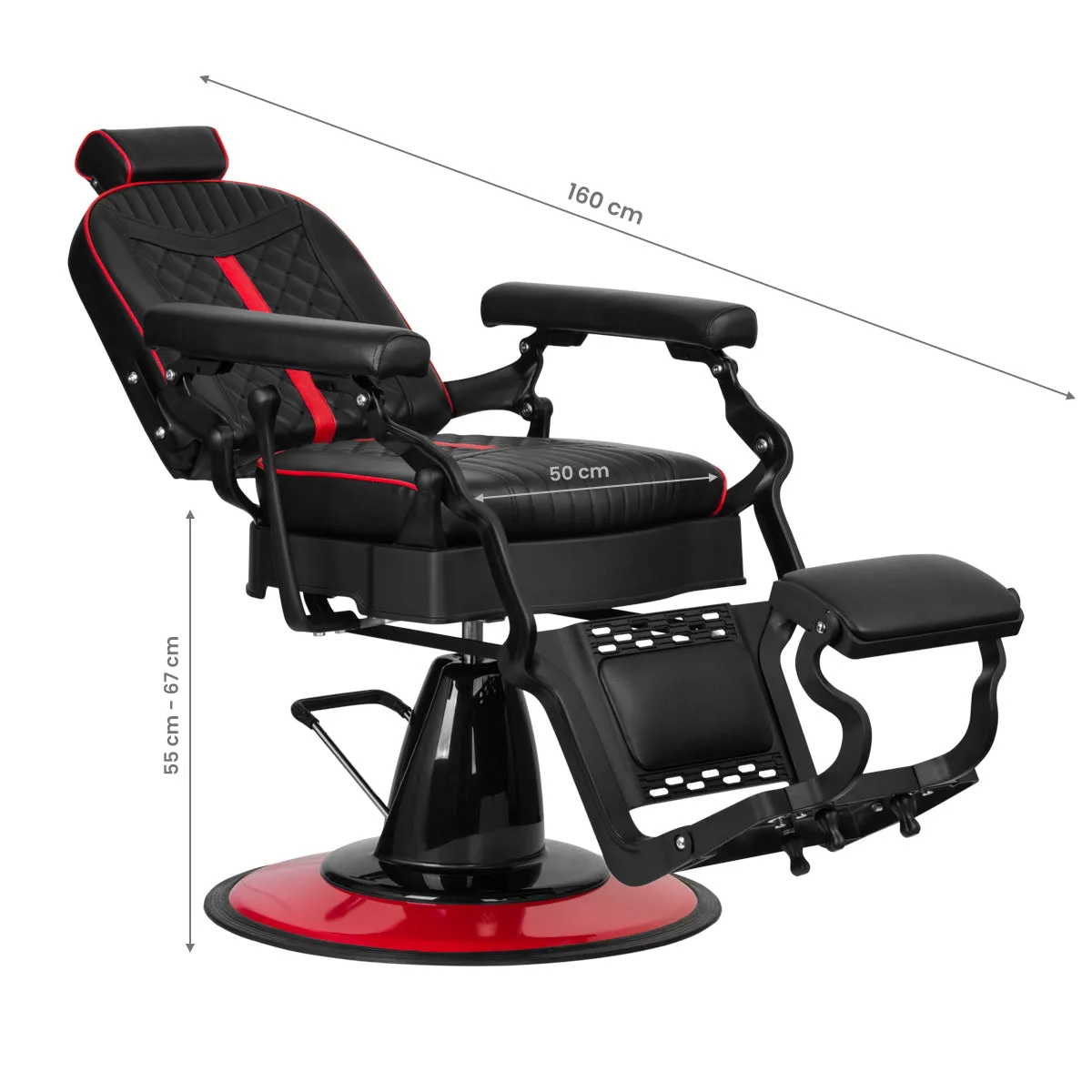 Gabbiano Diego Barber Chair Black