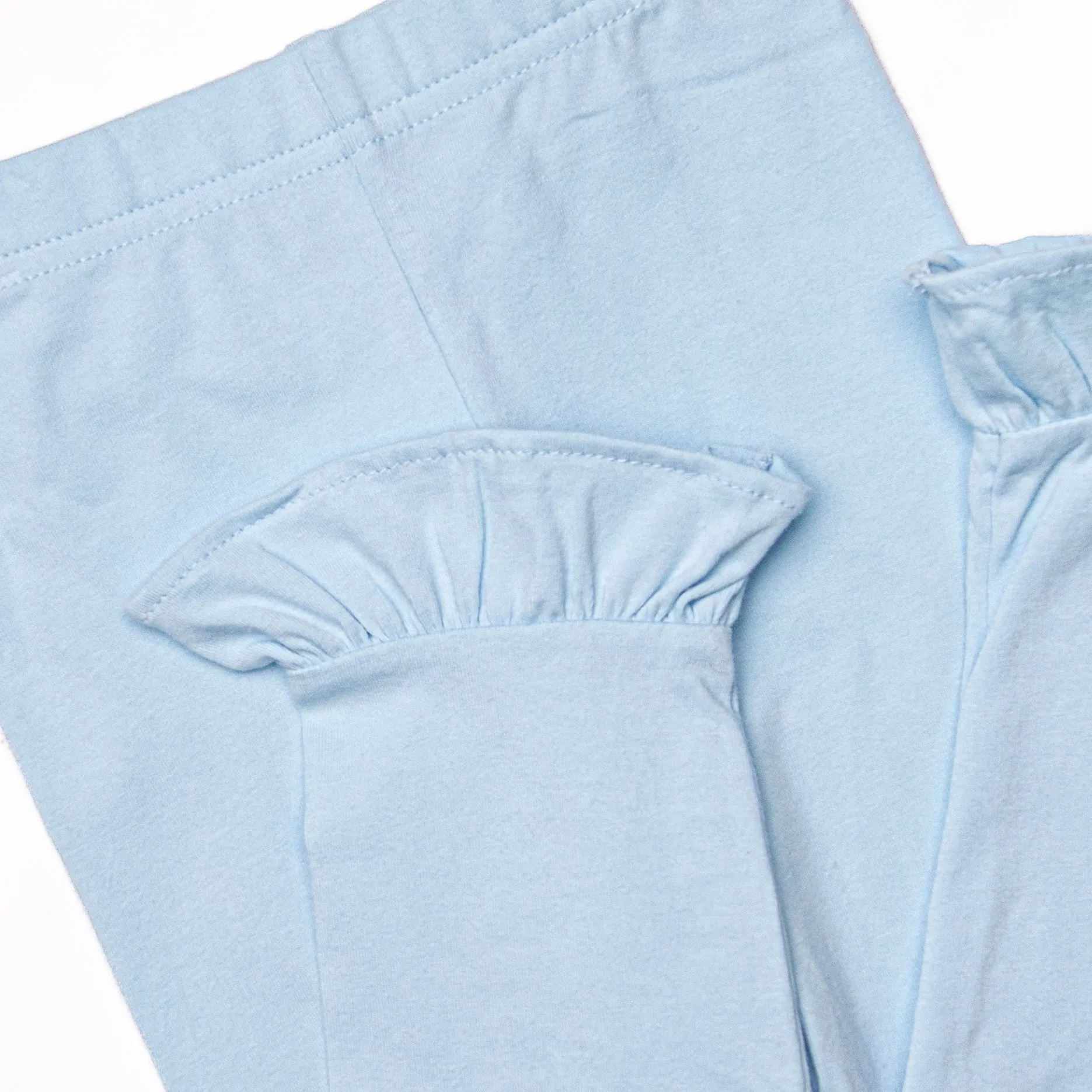 Gerbera Gal Applique Legging Set, Blue