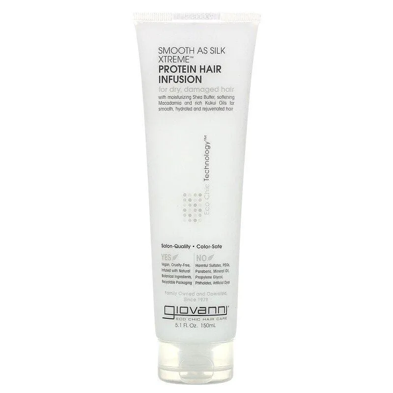 Giovanni - Smooth as silk Xtreme - Soin infusion capillaire protéine - 150ml
