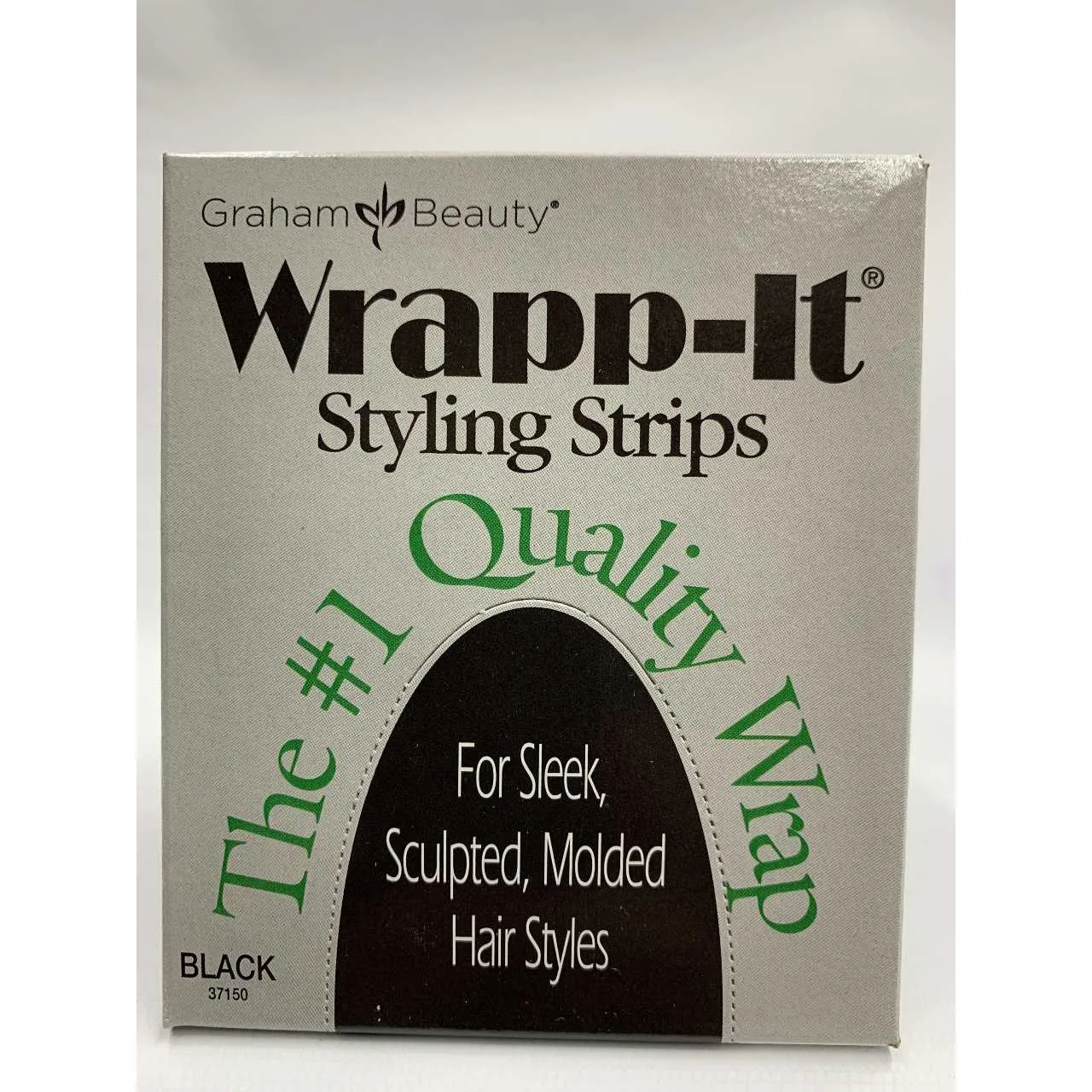 Graham Wrapp-It Maximum Strength Styling Wrap, Black 40 Strips/Box BLACK (y5)
