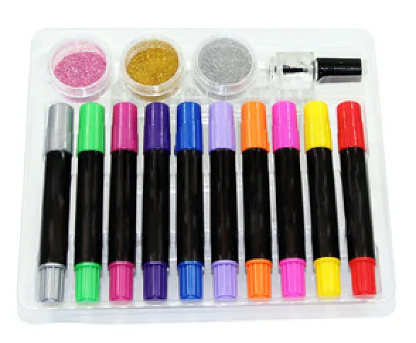 Hair Chalk & Glitter Set