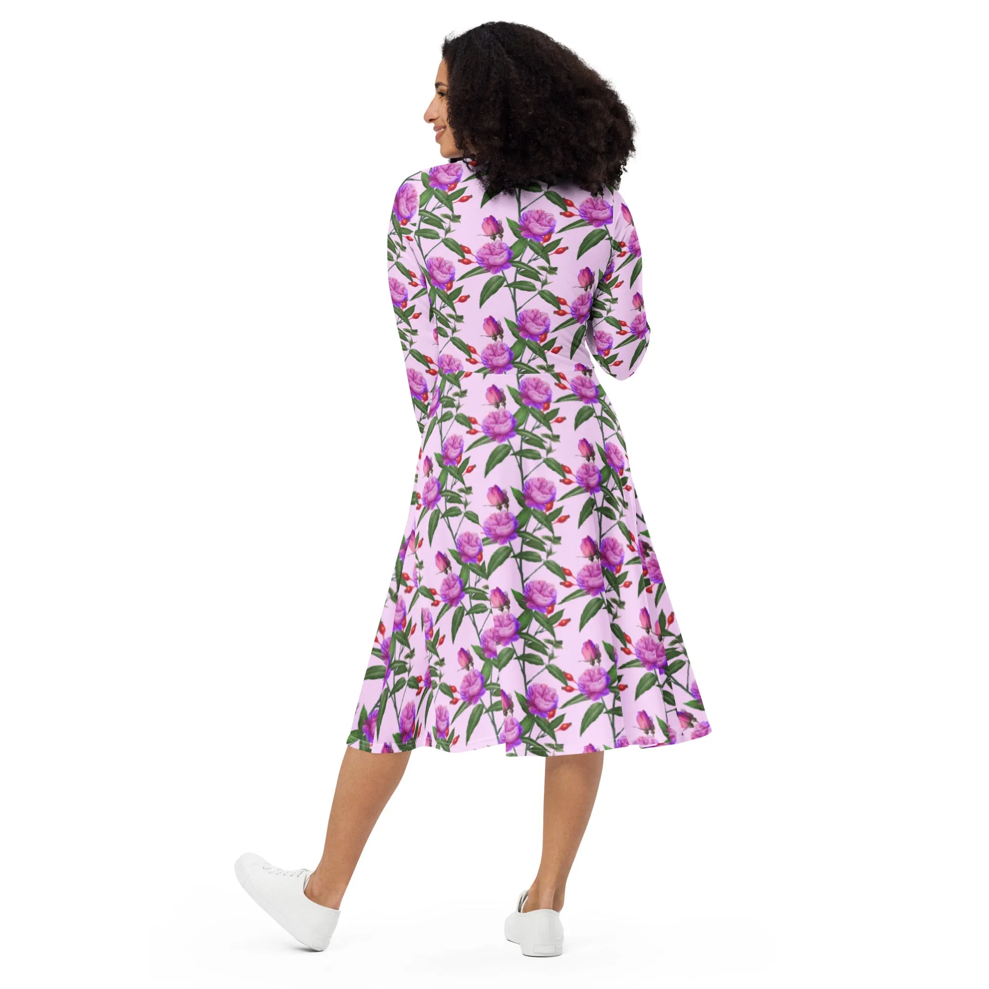 Harper long sleeve midi dress