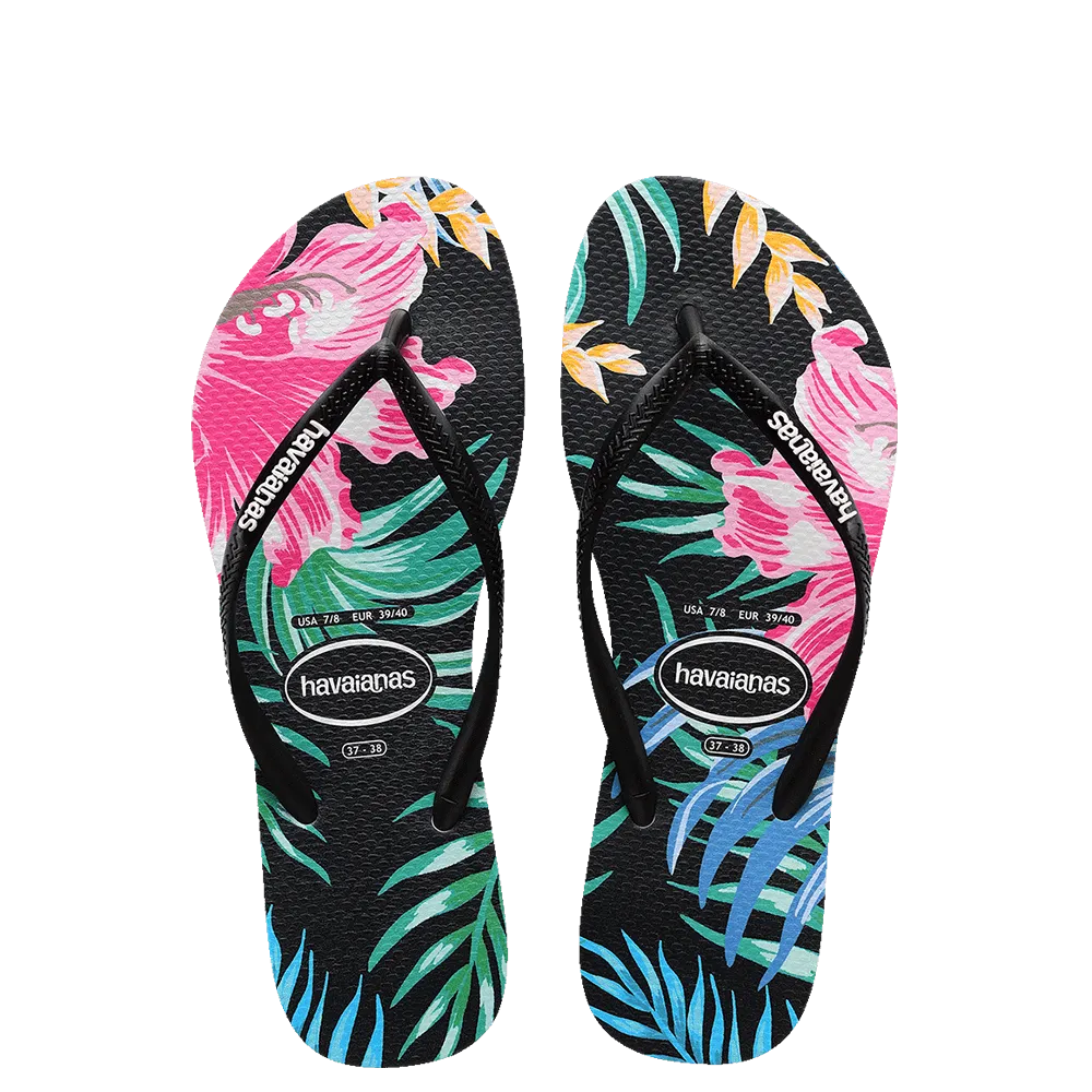 HAVAIANAS KIDS FLORAL SLIM