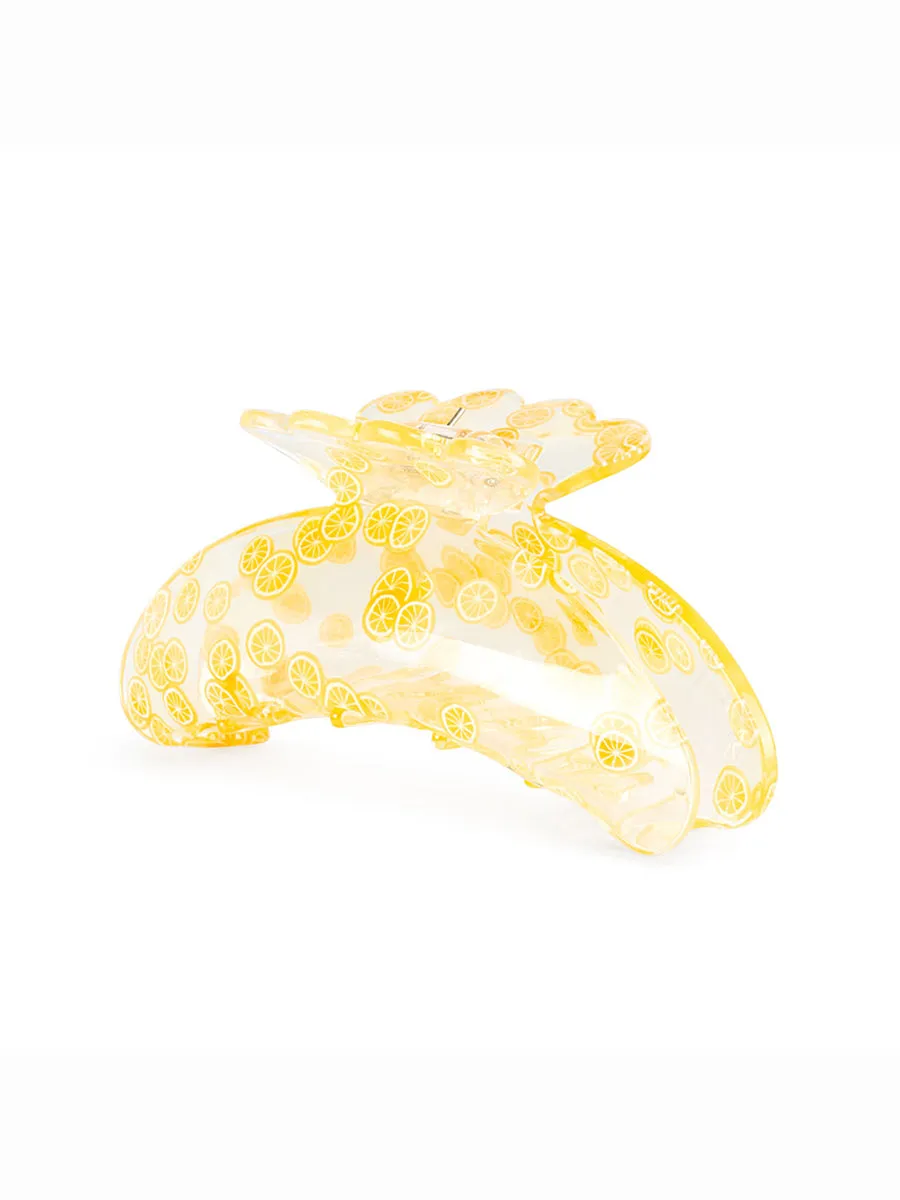 Helle Fruit Big Hairgrip - Lemon