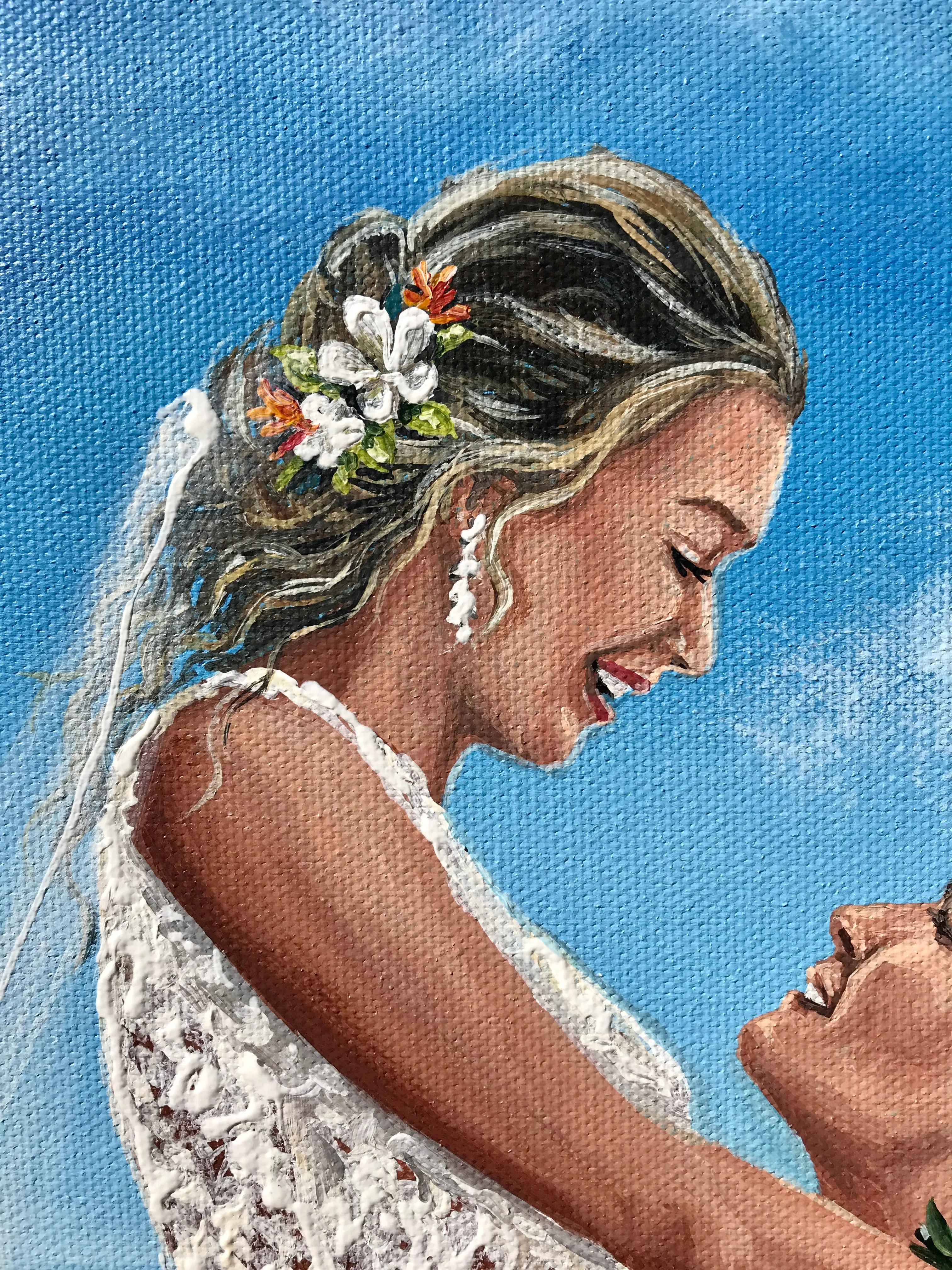 Honolulu Beach Hawaii Wedding Painter 2022