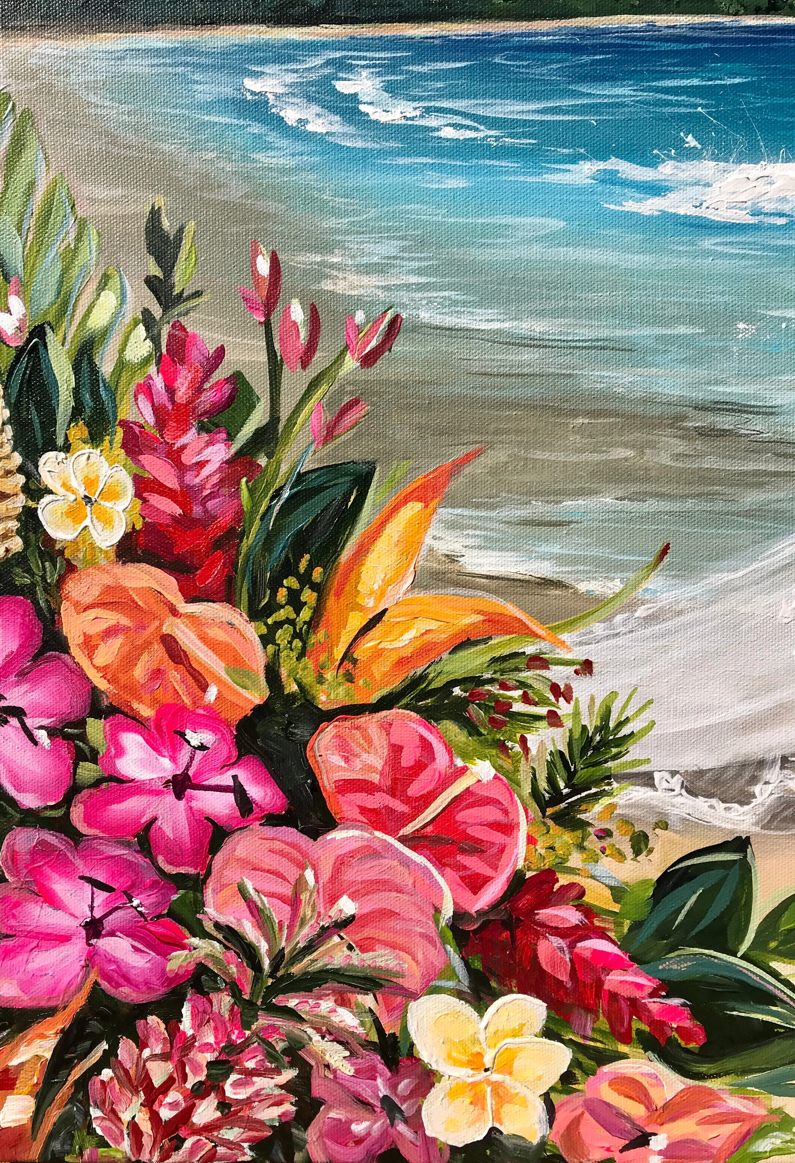 Honolulu Beach Hawaii Wedding Painter 2022
