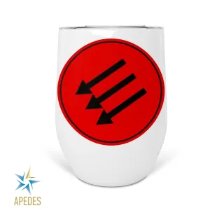 Iron Front Eiserne Front German Paramilitary Organization Stainless Steel Stemless Wine Cup 12 OZ