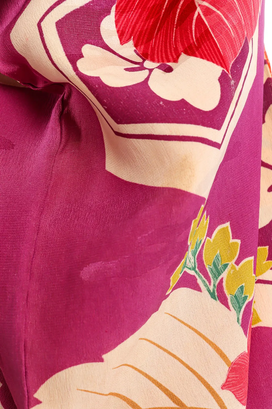 Japanese Tropical Tile Kimono