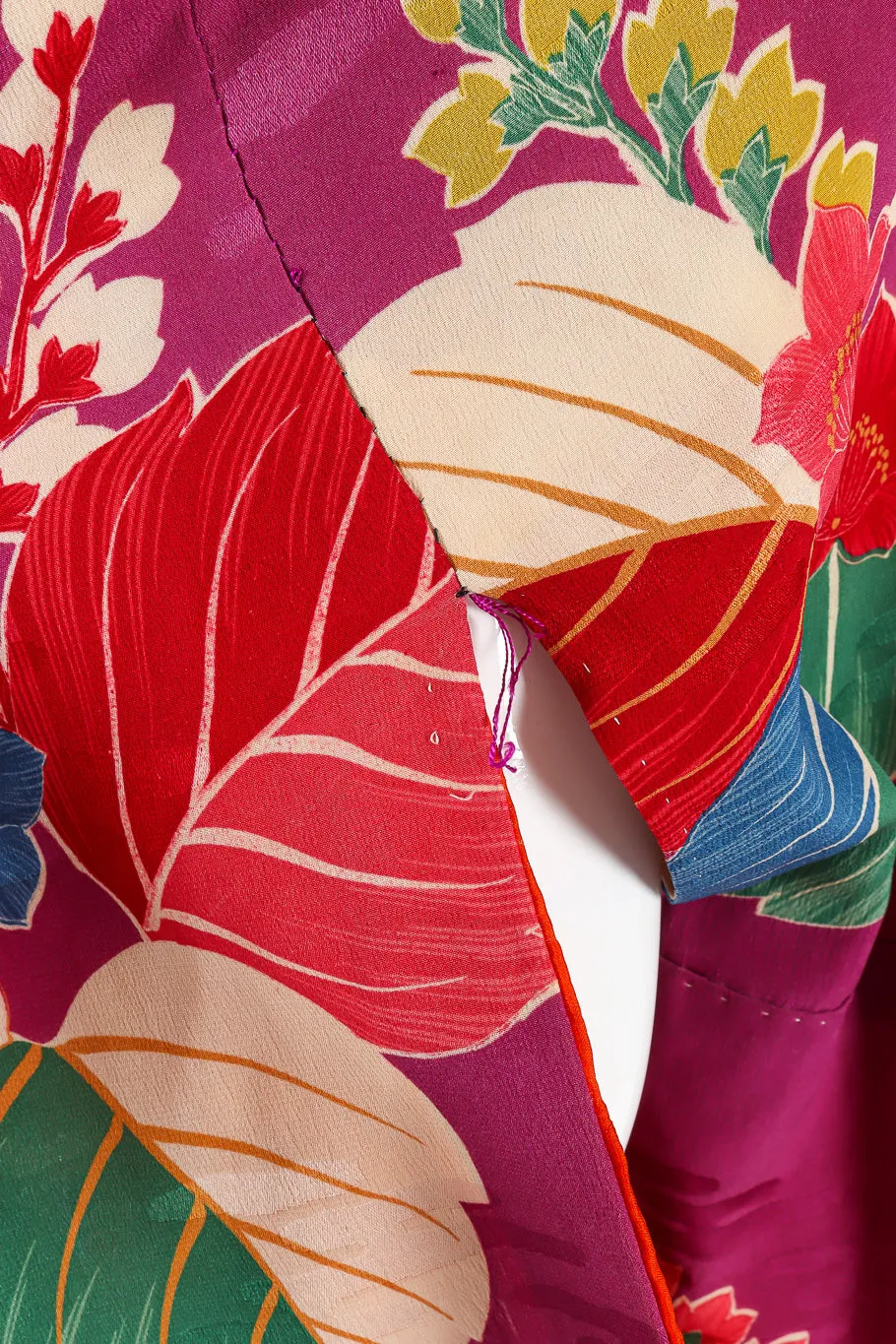 Japanese Tropical Tile Kimono