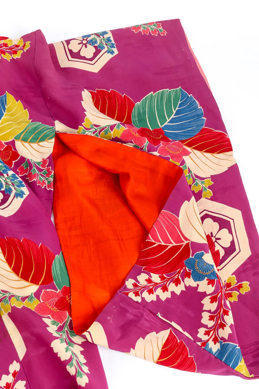 Japanese Tropical Tile Kimono