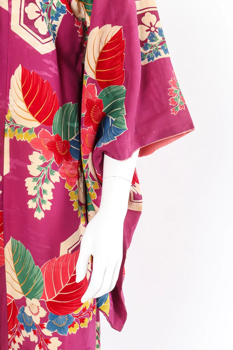 Japanese Tropical Tile Kimono