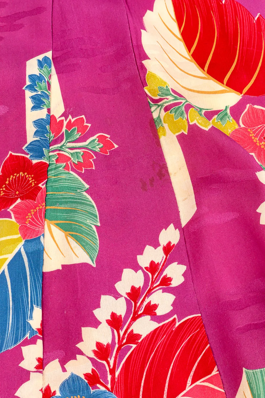 Japanese Tropical Tile Kimono