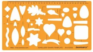 Jewelry Design Template-  Assorted Shape