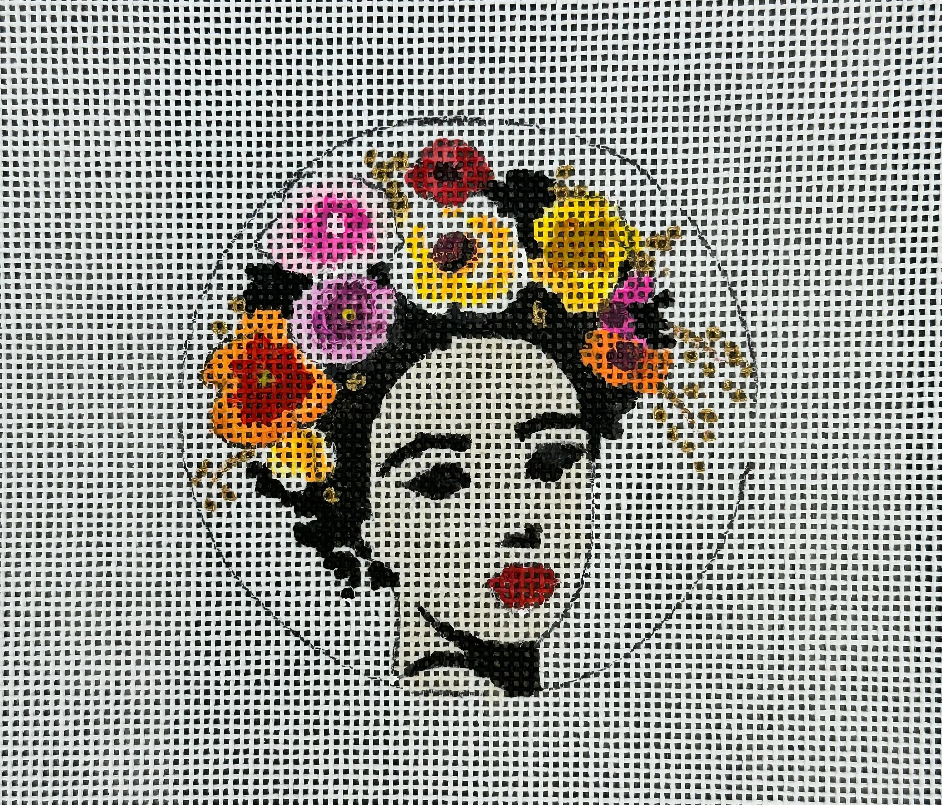 JW436 - Tropical Lady with Flowers