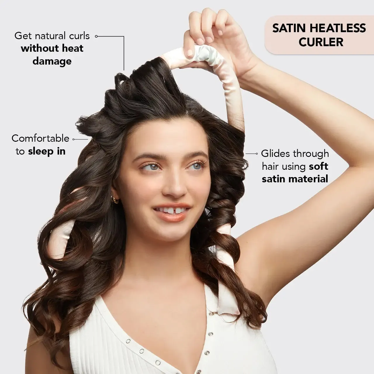 KITSCH Satin Heatless Curling Set