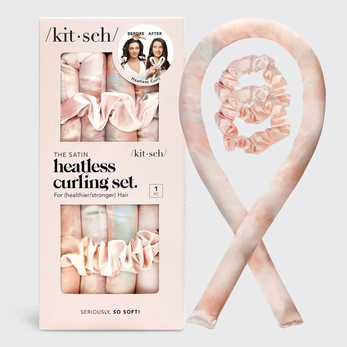 KITSCH Satin Heatless Curling Set