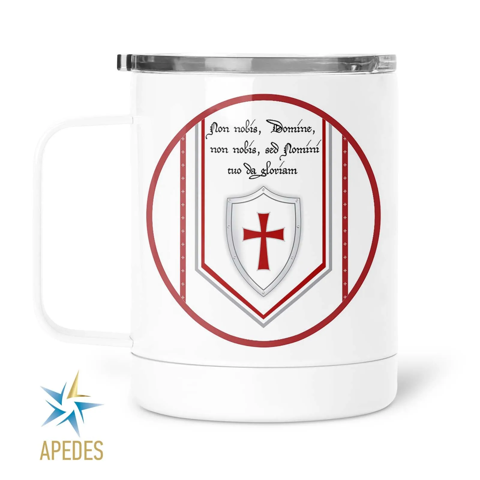 Knights Templar Stainless Steel Travel Mug 13 OZ