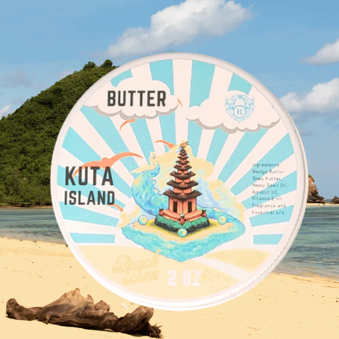 Kuta Island - Beard Butter - Fresh Green Tea Earthy Cloves Sweet Mango (retired)