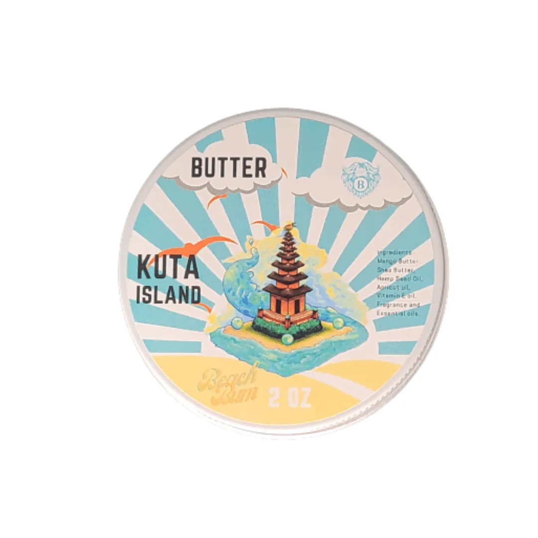 Kuta Island - Beard Butter - Fresh Green Tea Earthy Cloves Sweet Mango (retired)