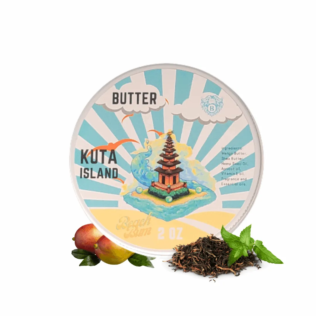 Kuta Island - Beard Butter - Fresh Green Tea Earthy Cloves Sweet Mango (retired)