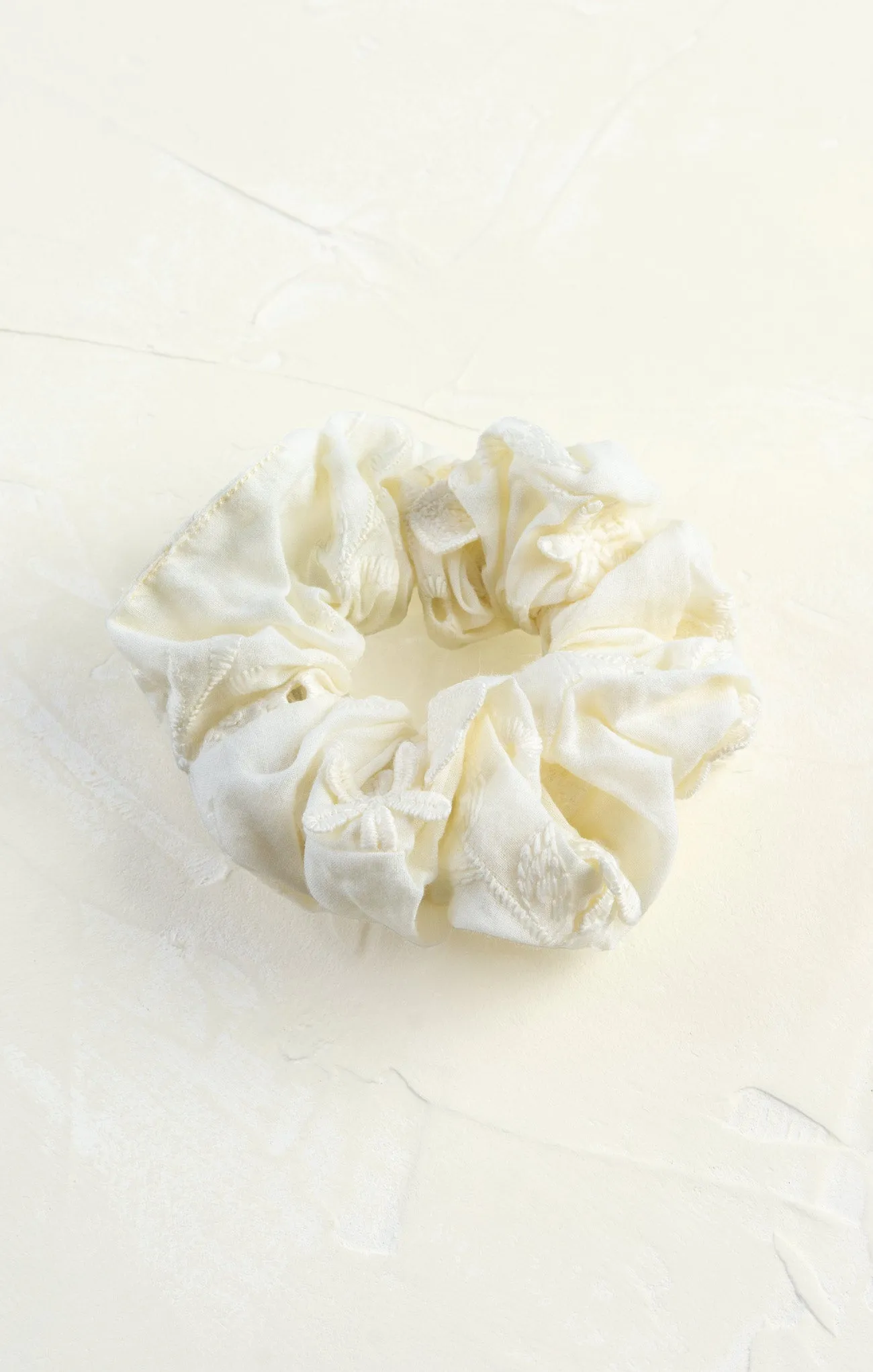 Lace & Cream Scrunchie