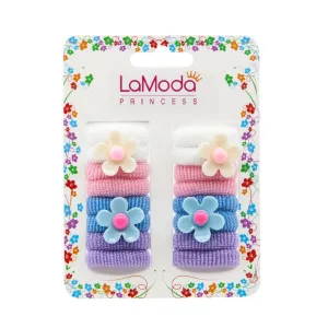 LaModa Princess Baby Girl Hair Elastics 16Pk