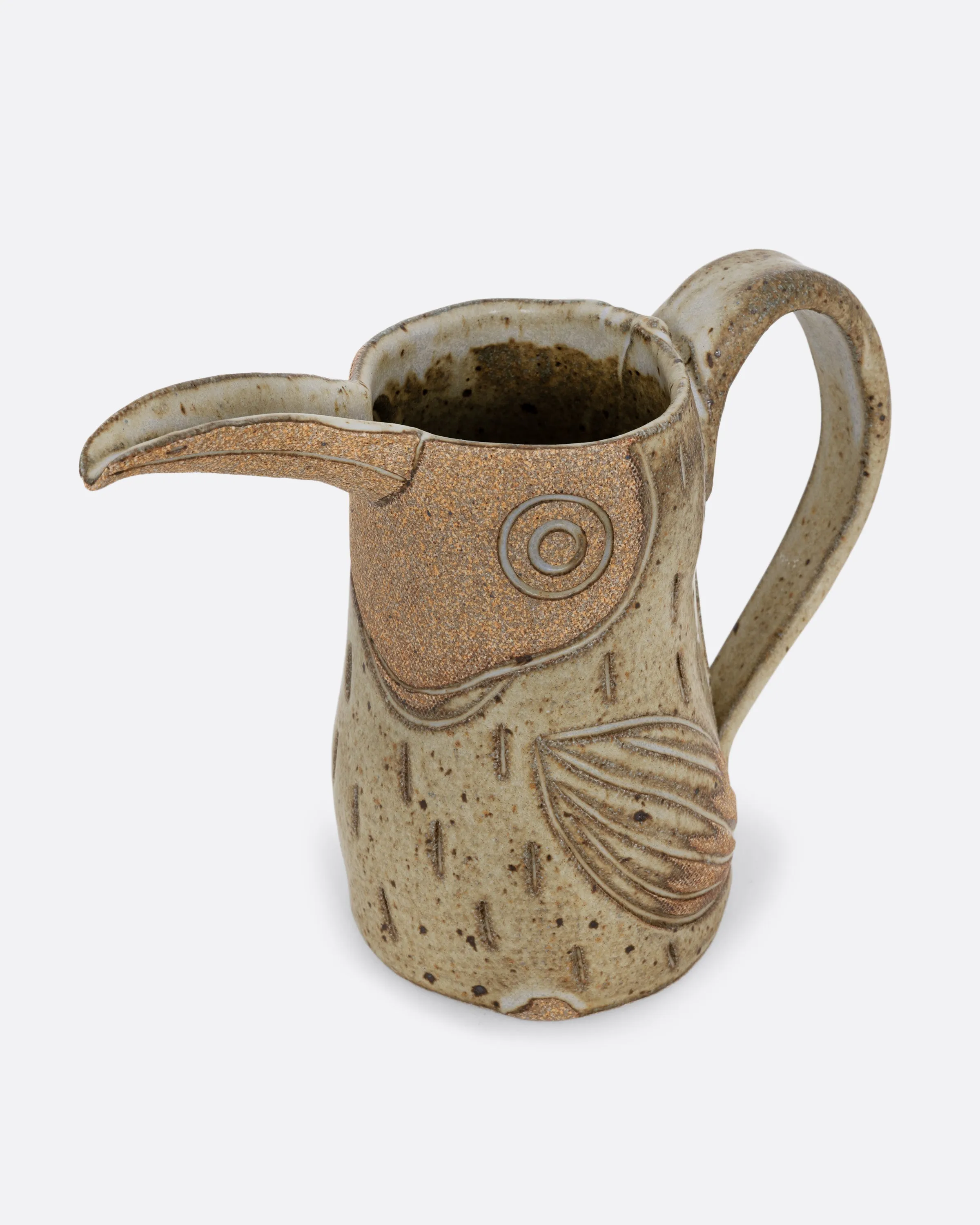 Large Handled Toucan Pitcher