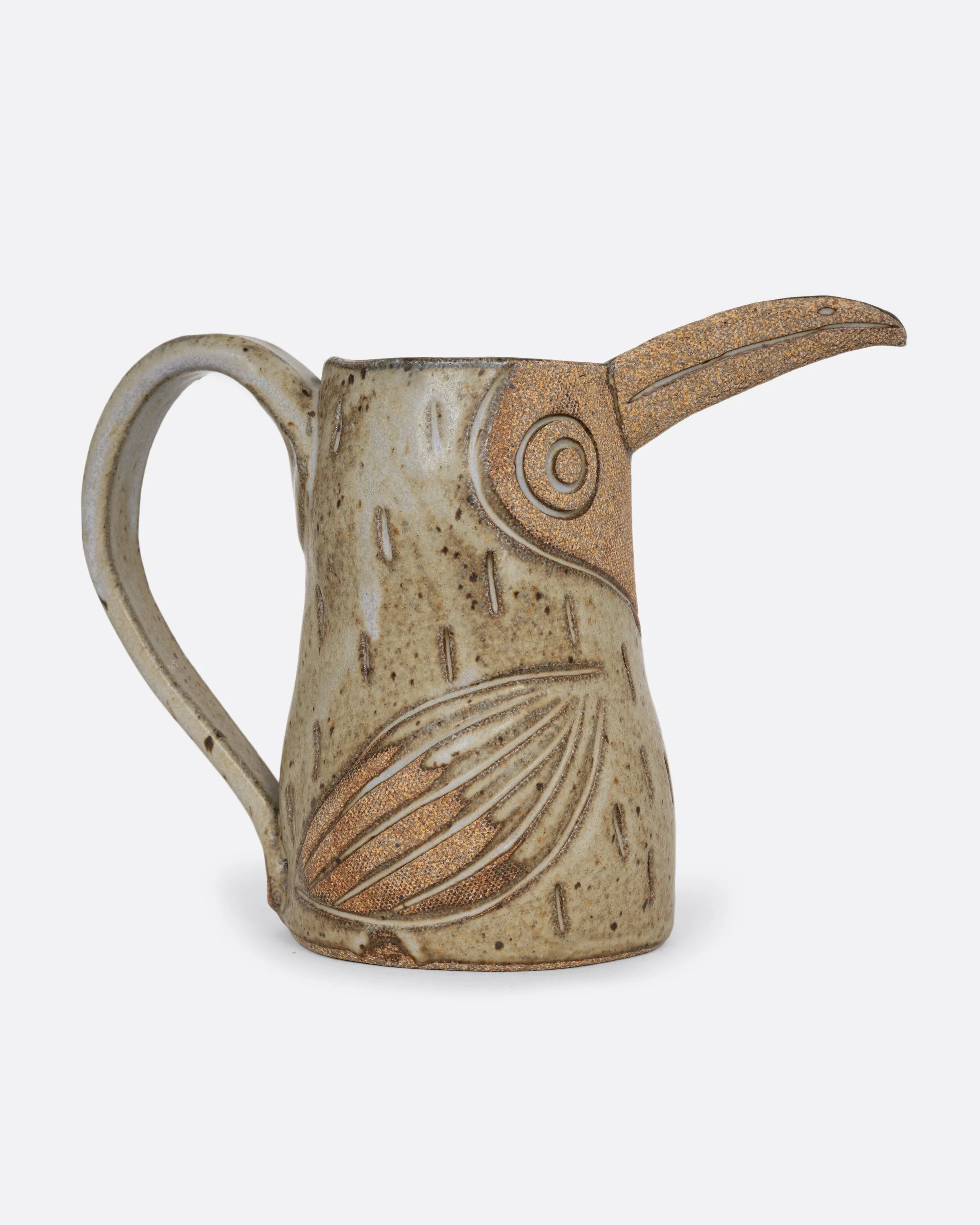 Large Handled Toucan Pitcher