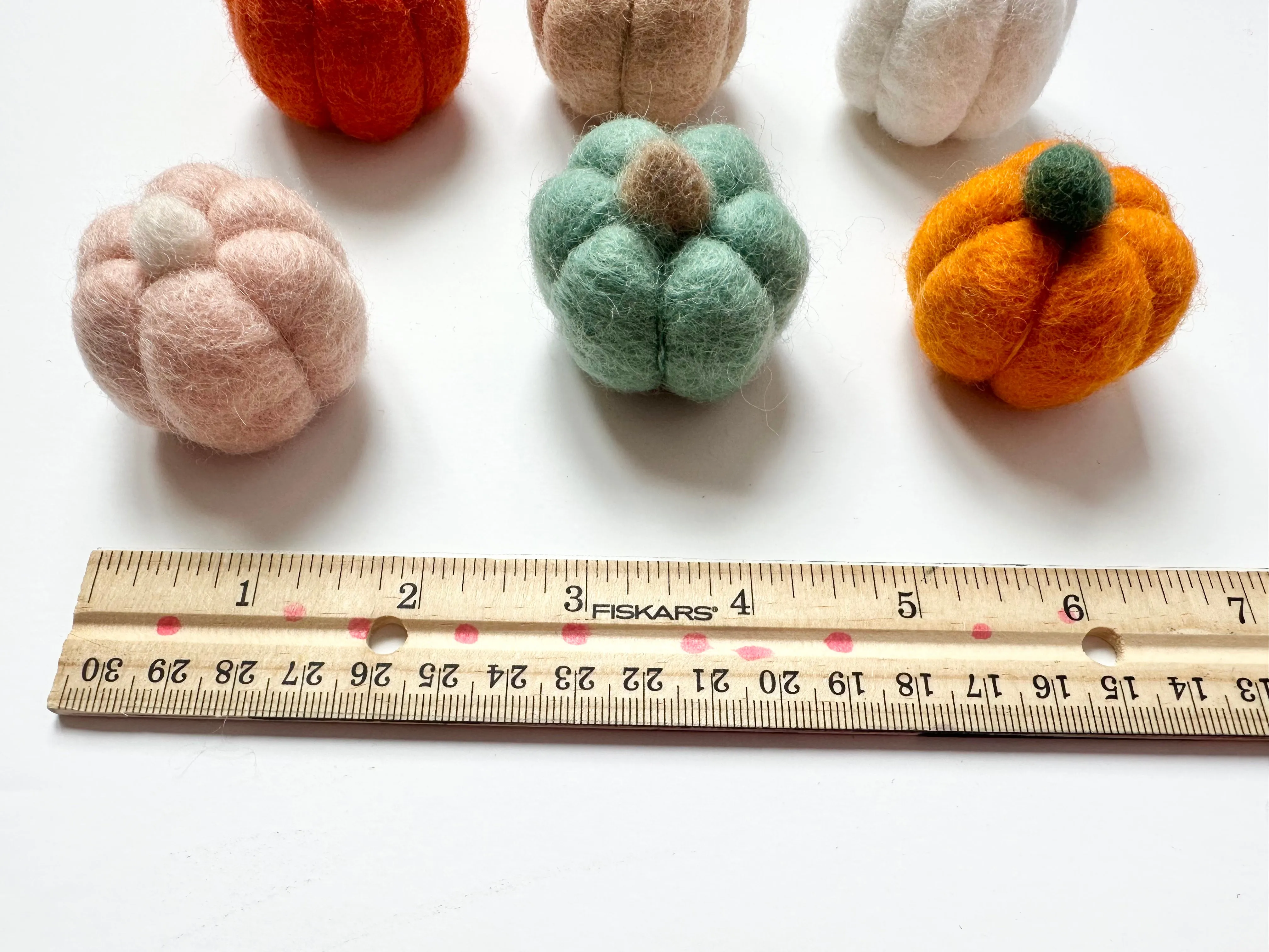 Light Pumpkin & Felt Ball Bouquet