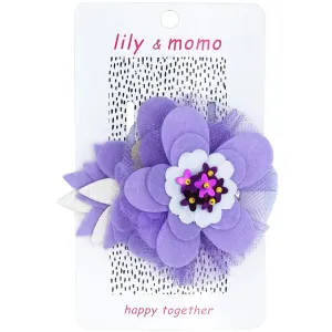Lily and Momo Hair Clips - Orchid Flower - Lilac