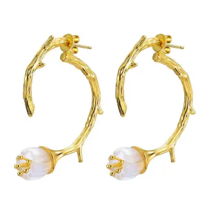 Lily of the Valley Flower Drop Earrings