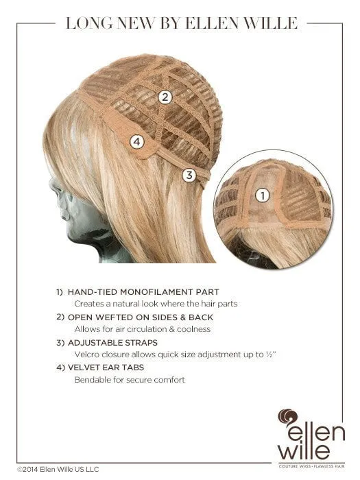 Long Plus by Ellen Wille | Synthetic Hair (Mono part)  | CLOSEOUT