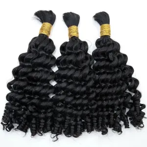 Loose Curly Bulk Hair Extensions for Braiding